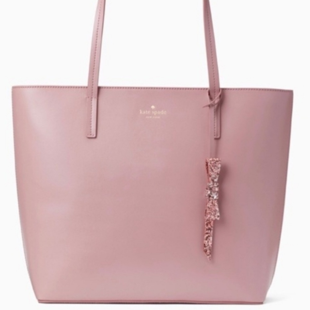 NWT Kate Spade tote -pink with bow